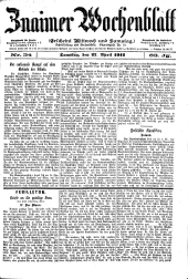 Znaimer Wochenblatt 19120427 Seite: 1