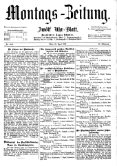 Montags Zeitung 19120429 Seite: 1