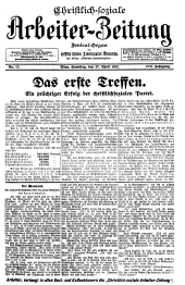 Christlich-soziale Arbeiter-Zeitung