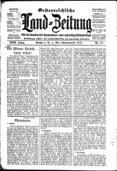 Österreichische Land-Zeitung