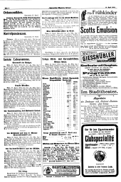 Czernowitzer Allgemeine Zeitung 19120428 Seite: 14