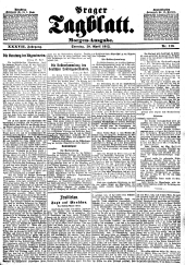 Prager Tagblatt 19120428 Seite: 1