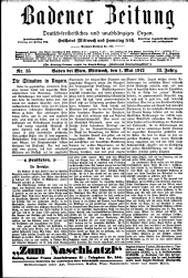Badener Zeitung 19120501 Seite: 1