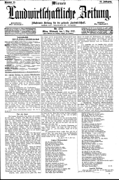 Wiener Landwirtschaftliche Zeitung 19120501 Seite: 1