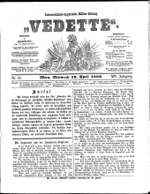 Die Vedette 18820419 Seite: 1