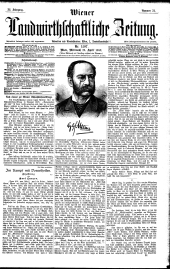 Wiener Landwirtschaftliche Zeitung 18820419 Seite: 1