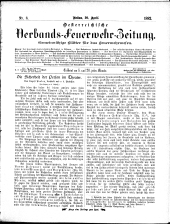 Österreichische Verbands-Feuerwehr-Zeitung 18820420 Seite: 1