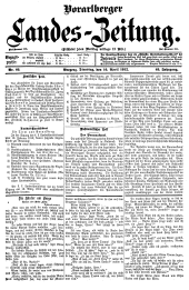 Vorarlberger Landes-Zeitung 19120416 Seite: 1
