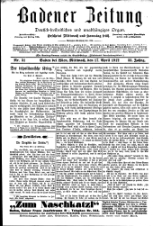 Badener Zeitung 19120417 Seite: 1
