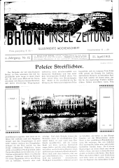 Brioni Insel-Zeitung 19120421 Seite: 1