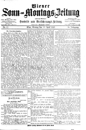 Wiener Sonn- und Montags-Zeitung 19120422 Seite: 1