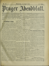 Prager Abendblatt