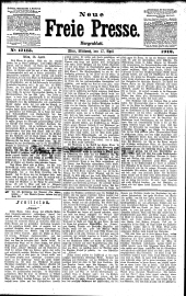 Neue Freie Presse 19120417 Seite: 1