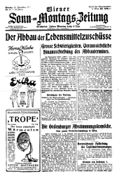 Wiener Sonn- und Montags-Zeitung