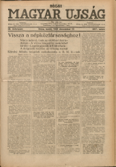 Becsi Magyar Ujsag (Wiener Ungarische Zeitung) 19211213 Seite: 1