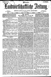 Wiener Landwirtschaftliche Zeitung 19211217 Seite: 1