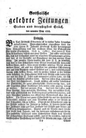 Gothaische gelehrte Zeitungen