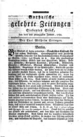 Gothaische gelehrte Zeitungen