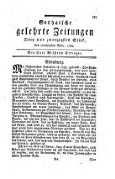 Gothaische gelehrte Zeitungen
