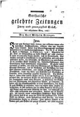 Gothaische gelehrte Zeitungen