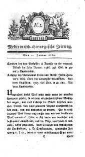 Medicinisch chirurgische Zeitung