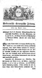 Medicinisch chirurgische Zeitung