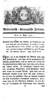 Medicinisch chirurgische Zeitung