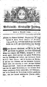 Medicinisch chirurgische Zeitung