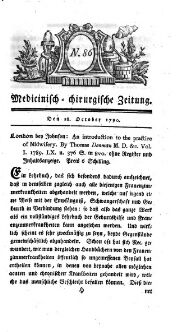 Medicinisch chirurgische Zeitung