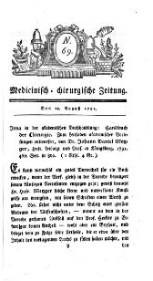 Medicinisch chirurgische Zeitung