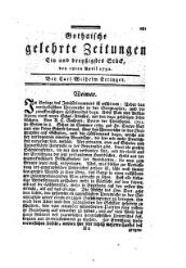 Gothaische gelehrte Zeitungen