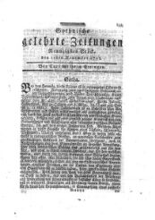 Gothaische gelehrte Zeitungen