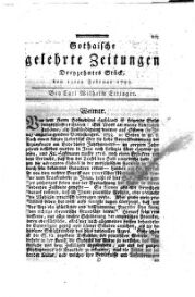 Gothaische gelehrte Zeitungen