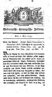 Medicinisch chirurgische Zeitung