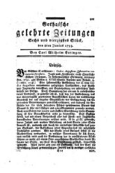 Gothaische gelehrte Zeitungen