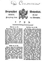 Bregenzer Wochenblatt