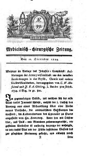 Medicinisch chirurgische Zeitung