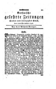 Gothaische gelehrte Zeitungen