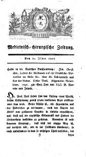 Medicinisch chirurgische Zeitung