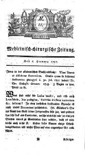 Medicinisch chirurgische Zeitung