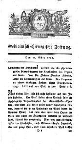 Medicinisch chirurgische Zeitung