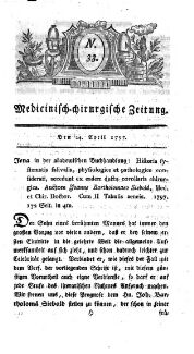 Medicinisch chirurgische Zeitung