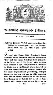 Medicinisch chirurgische Zeitung