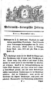 Medicinisch chirurgische Zeitung