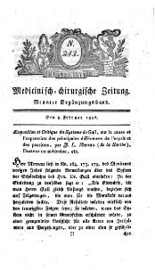 Medicinisch chirurgische Zeitung