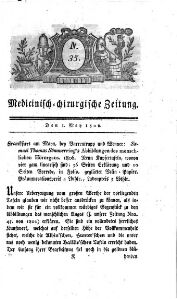 Medicinisch chirurgische Zeitung