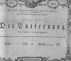 Theaterzettel (Oper und Burgtheater in Wien)