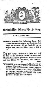 Medicinisch chirurgische Zeitung