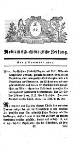 Medicinisch chirurgische Zeitung