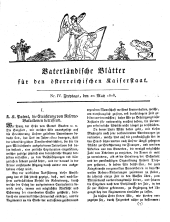 Vaterländische Blätter